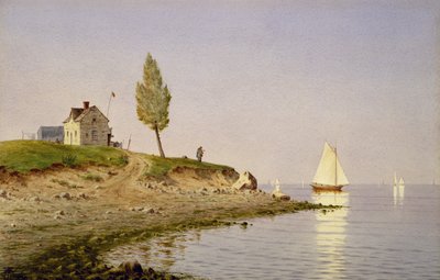 Ein ruhiger Nachmittag, Long Island, 1876 von Henry Farrer